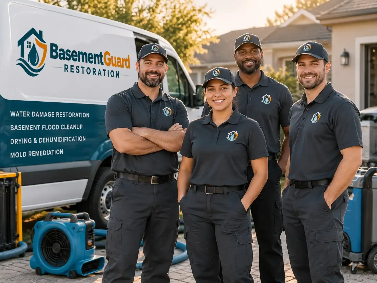 Basement Water Damage Restoration company in Langley, OK